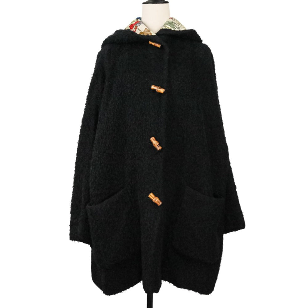 Gucci Bamboo Button Mohair Coat