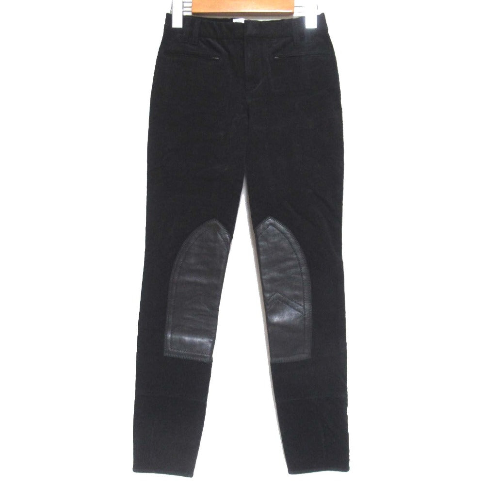 Gucci Leather Patch Corduroy Pants