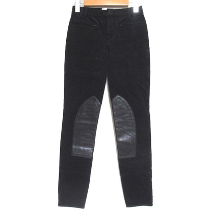 Gucci Leather Patch Corduroy Pants