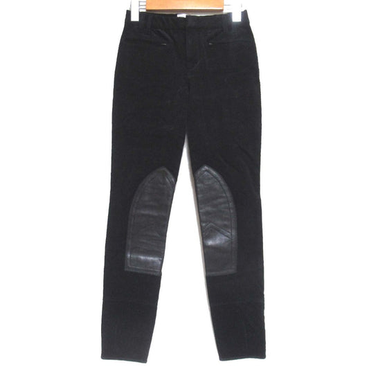 Gucci Leather Patch Corduroy Pants