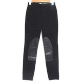 Gucci Leather Patch Corduroy Pants