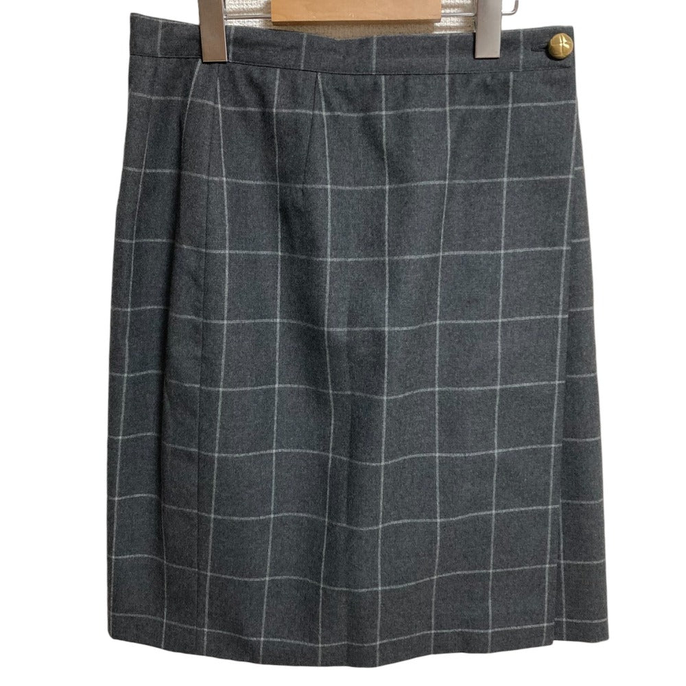 Gucci Wool Check Skirt