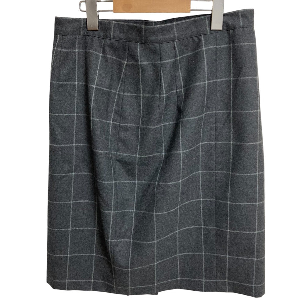 Gucci Wool Check Skirt