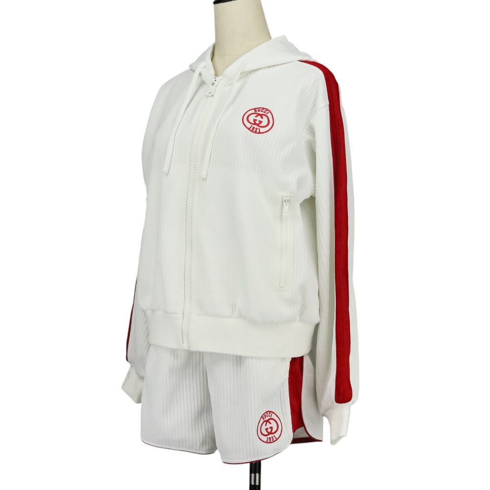 Gucci Rib Hoodie Short Pants Set