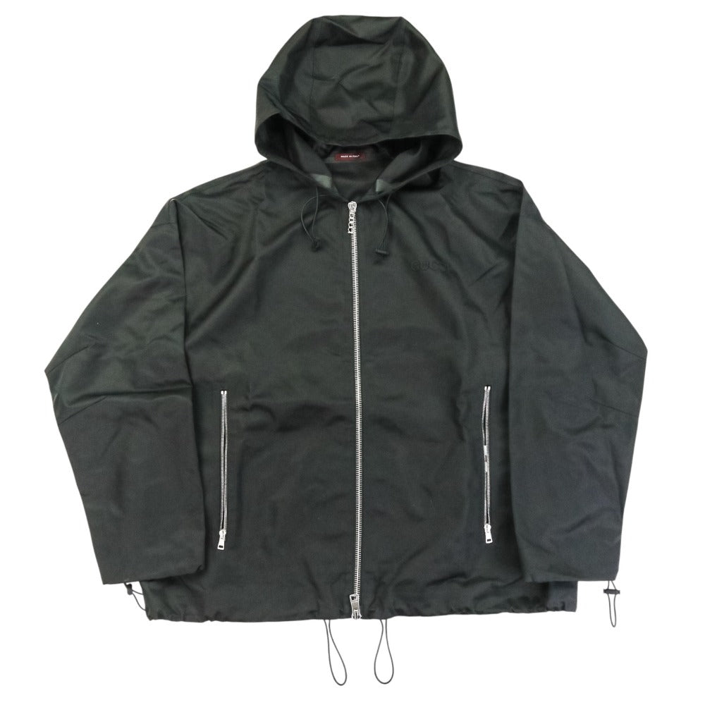 Gucci Embroidered Nylon Hooded Jacket