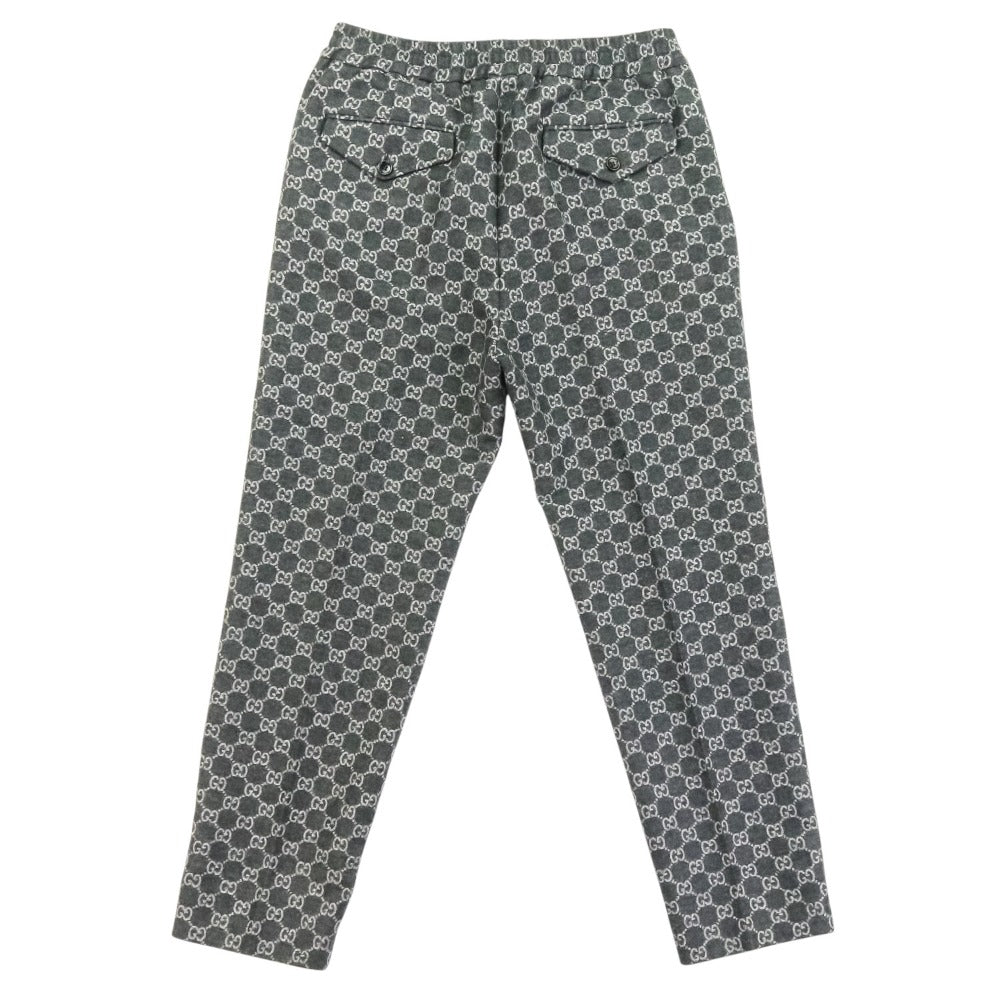 Gucci GG Jacquard Wool Flannel Tro rs
