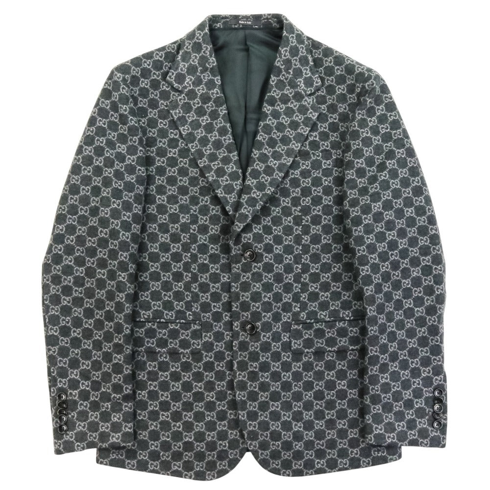 Gucci GG Wool Flannel Tailored Jacket