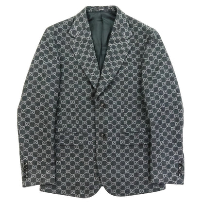 Gucci GG Wool Flannel Tailored Jacket