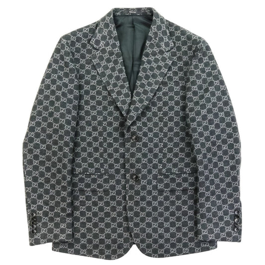 Gucci GG Wool Flannel Tailored Jacket