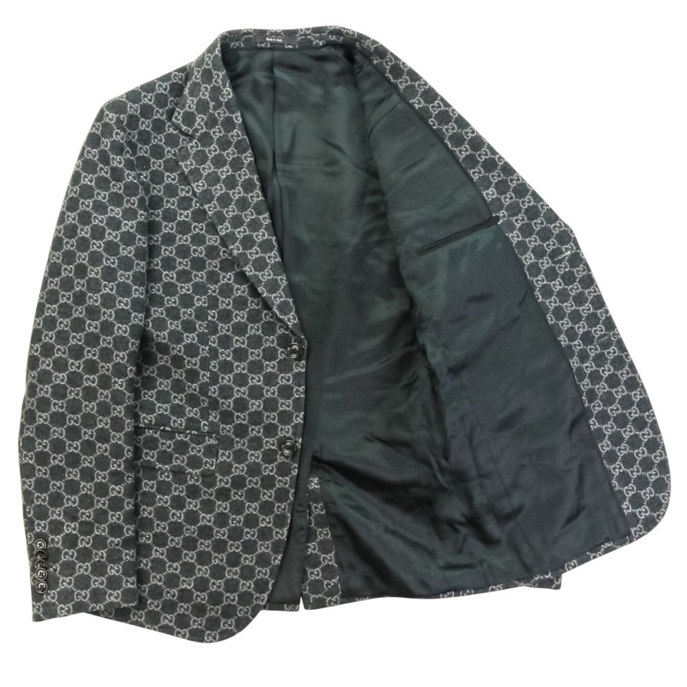 Gucci GG Wool Flannel Tailored Jacket