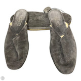 Slippers Luxury Designer By Gucci In Black, Size: 5