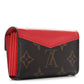 Louis Vuitton Monogram Sarah Multicartes Coquelicot
