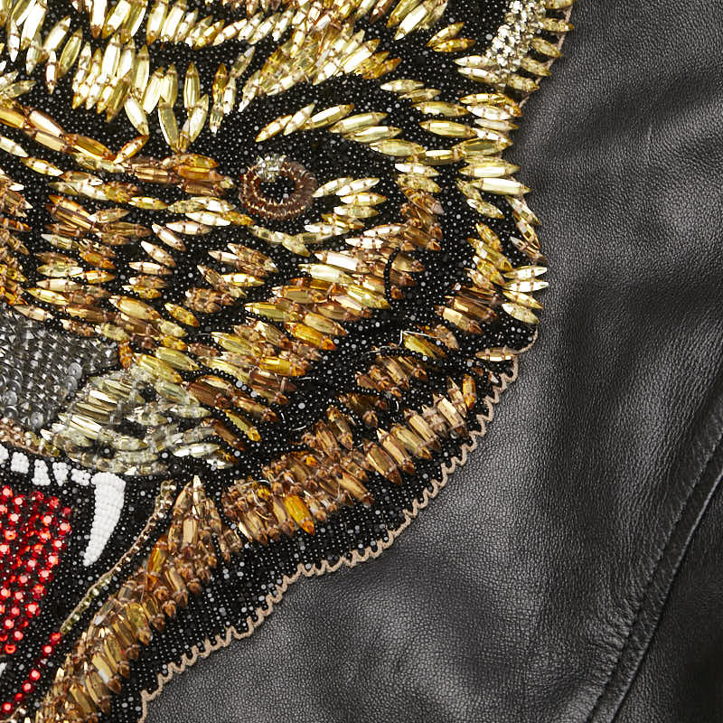 Gucci LOVED Tiger Head Lambskin Jacket