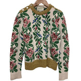Gucci Flower Jacquard Knit Sweater