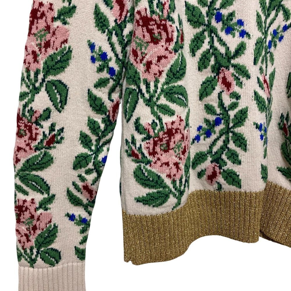 Gucci Flower Jacquard Knit Sweater