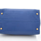 Prada Vitello Donna Cobalt Blue Grained Leather Tote