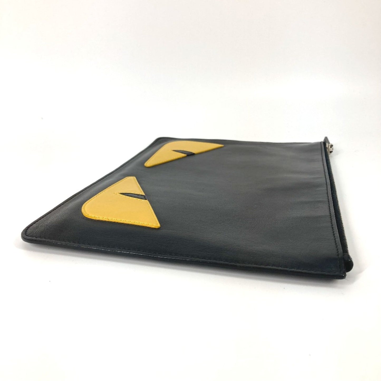 Fendi  Leather Clutch Bag (Pre-Owned)
