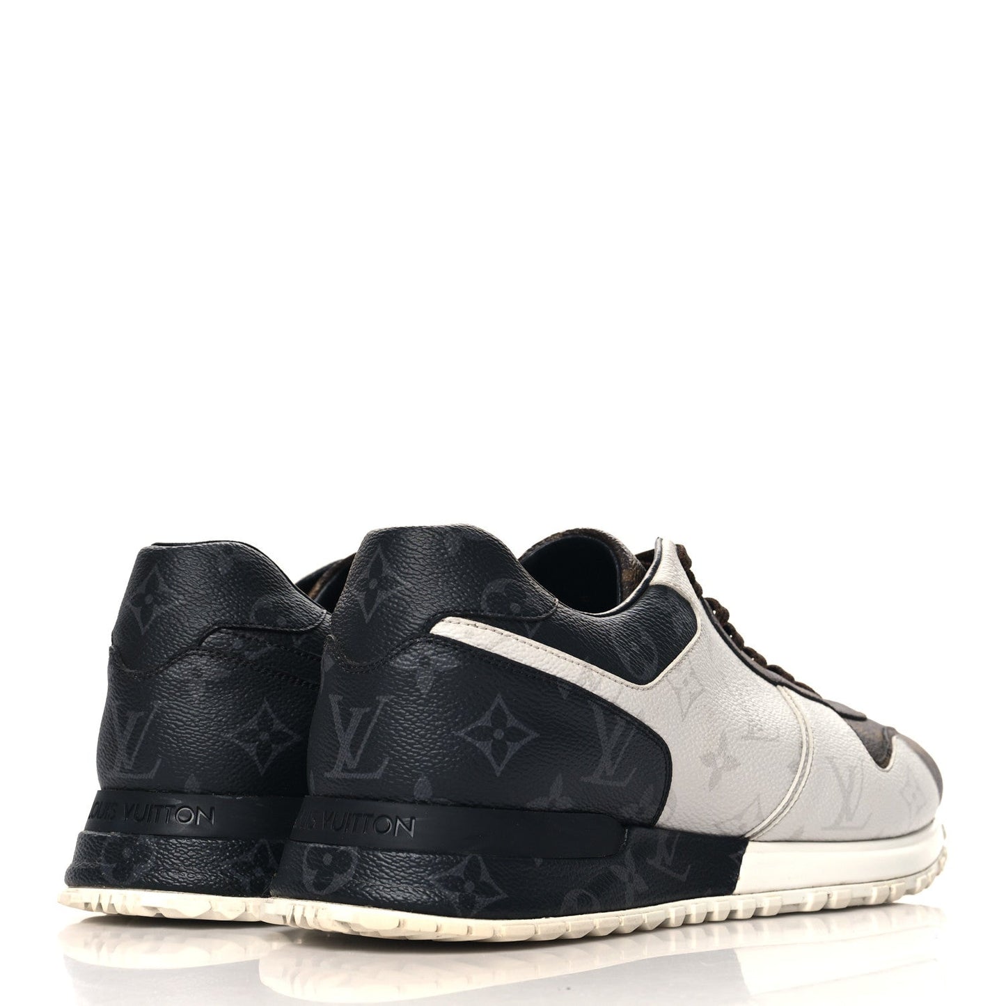 Louis Vuitton Monogram Mix Mens Run Away Sneakers Ebene