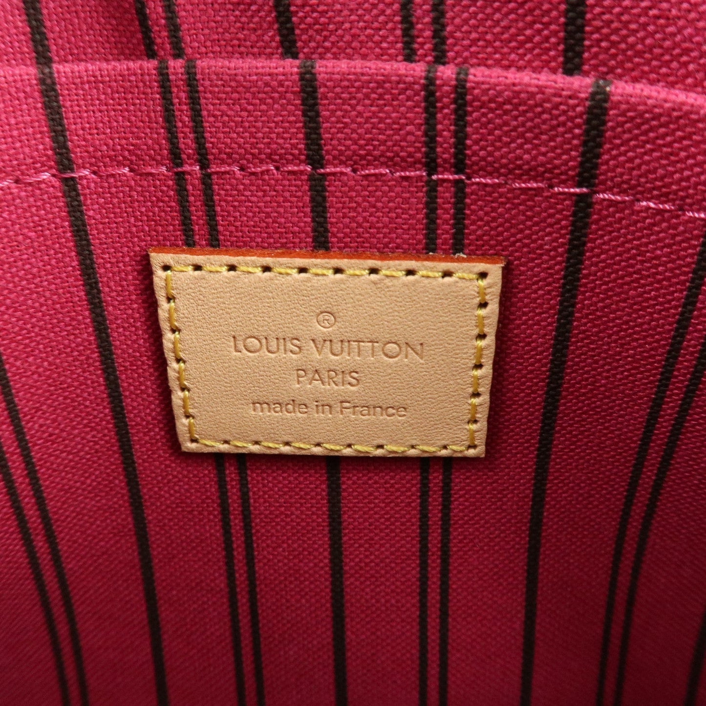 Louis Vuitton Monogram Pouch for Neverfull MM Brown