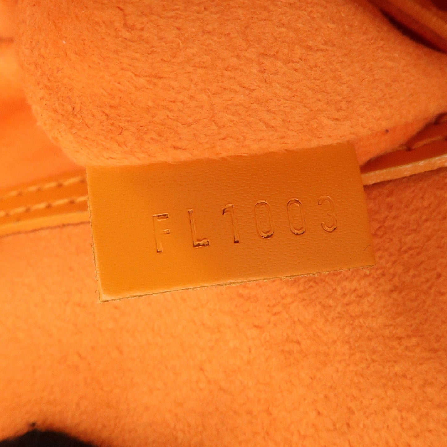 Louis Vuitton Epi Alma Hand Bag Mandarin Orange M5124H