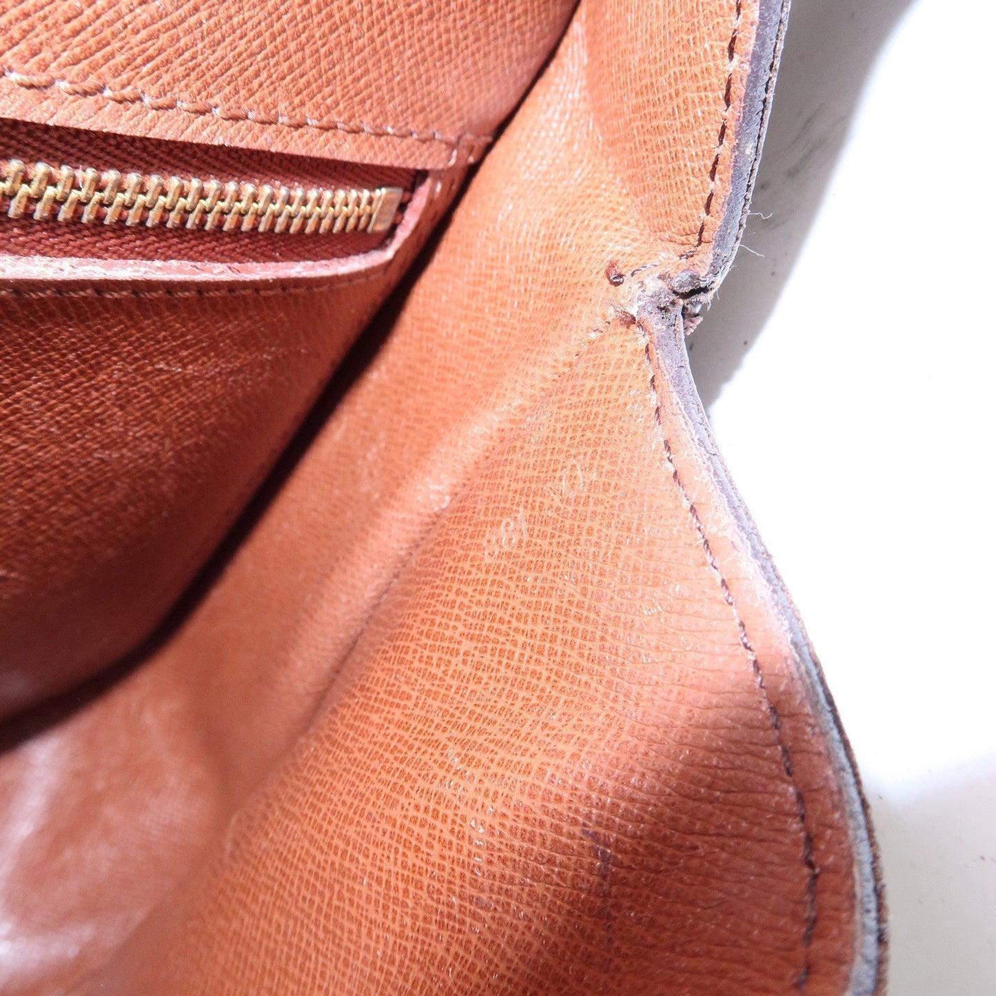 Louis Vuitton Monogram Saint Cloud MM Shoulder Bag Brown M51243