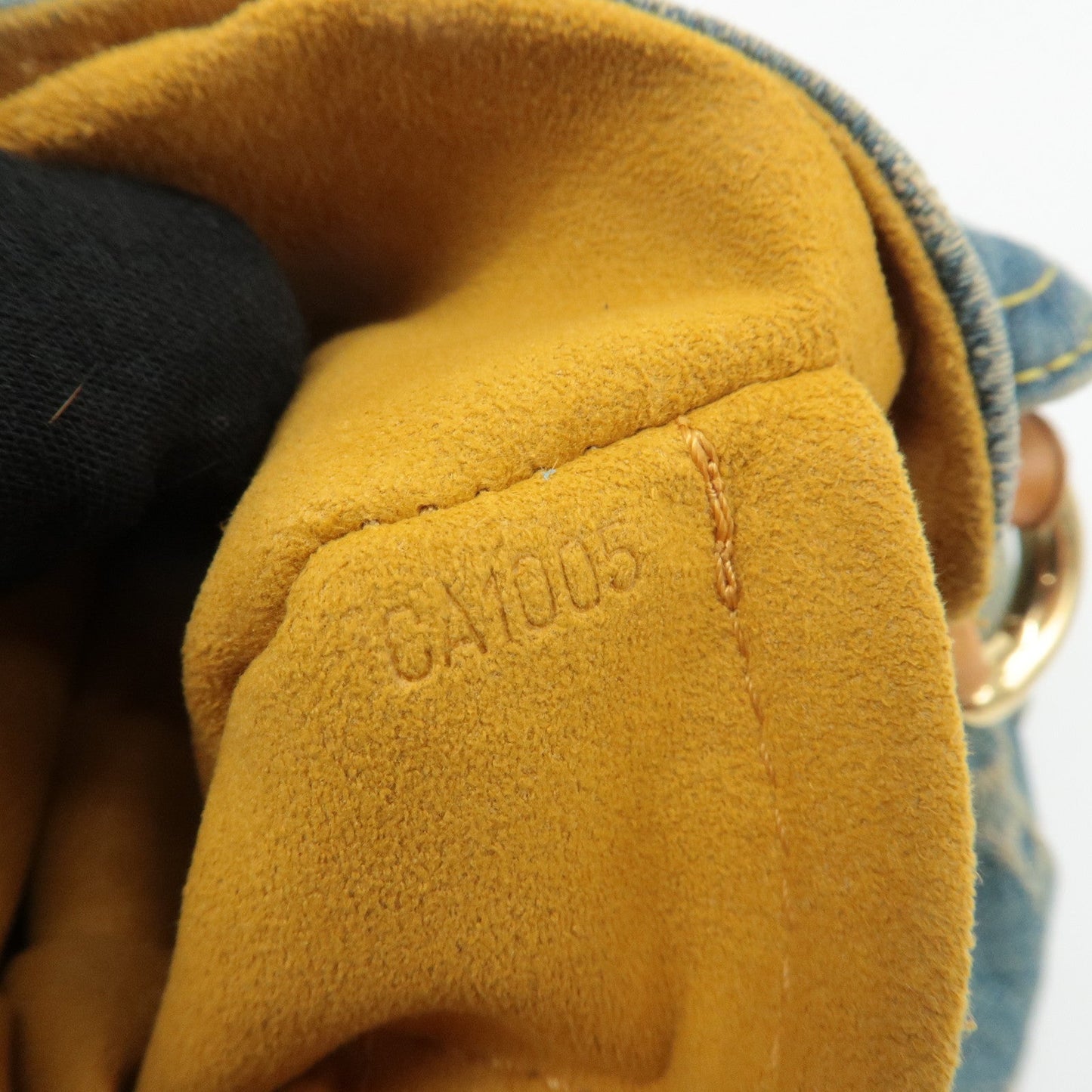 Louis Vuitton Monogram Denim Mini Pleaty Shoulder Bag M95050