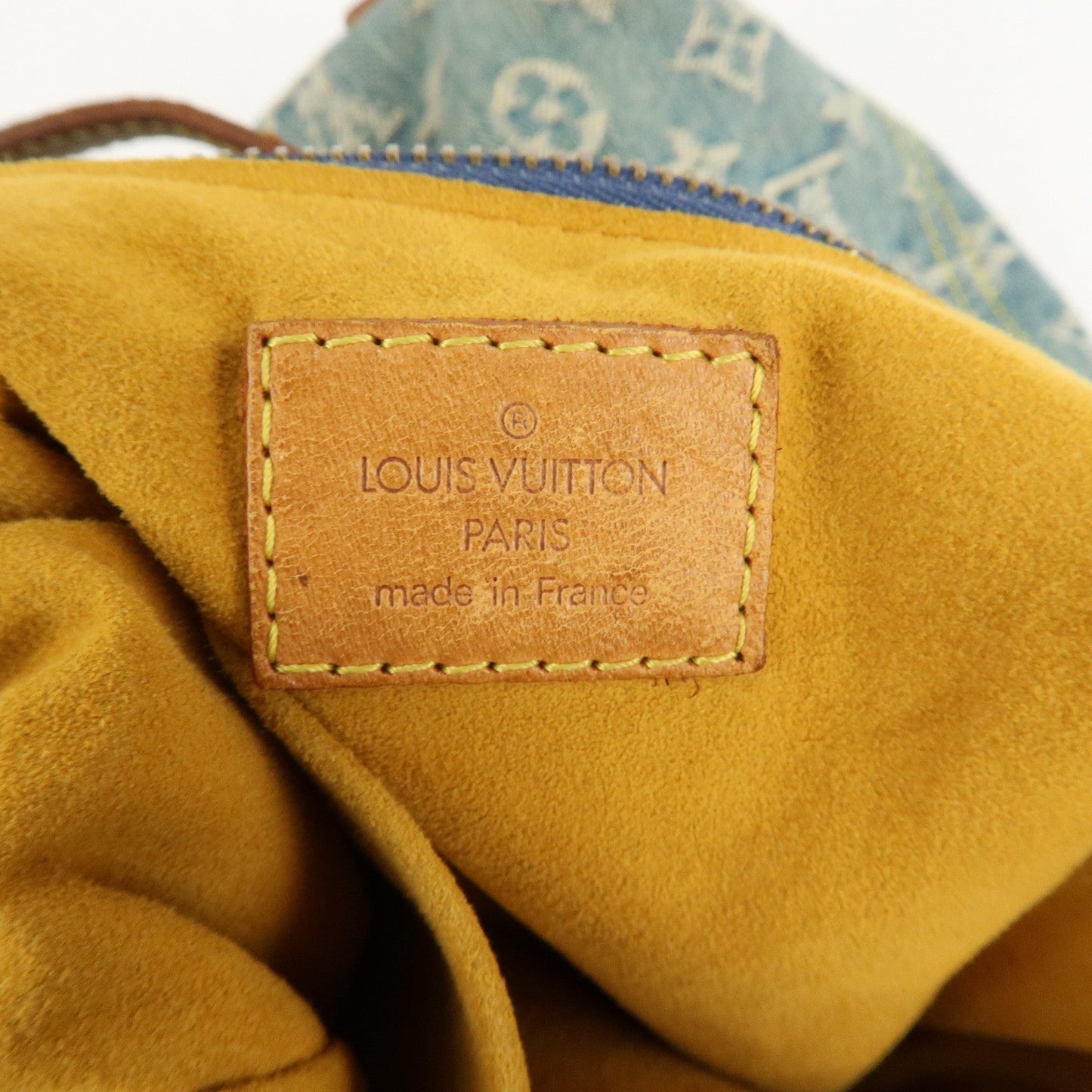 Louis Vuitton Monogram Denim Baggy GM Shoulder Bag M95048