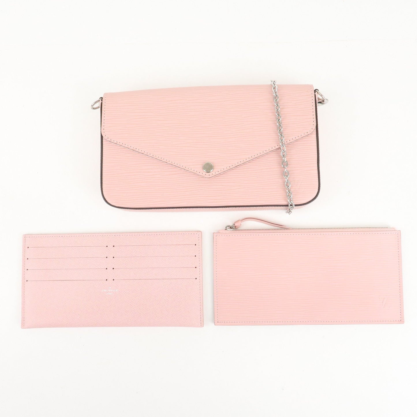 Louis Vuitton Epi Pochette Felicie Shoulder Bag Rose M62467