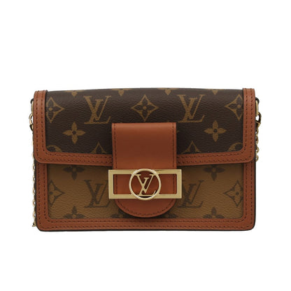 Louis Vuitton Dauphine MM Reverse Monogram Shoulder Bag