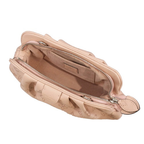 Louis Vuitton Scala Mahina Leather Mini Magnolia Shoulder Bag