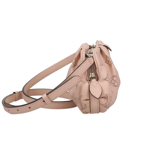 Louis Vuitton Scala Mahina Leather Mini Magnolia Shoulder Bag