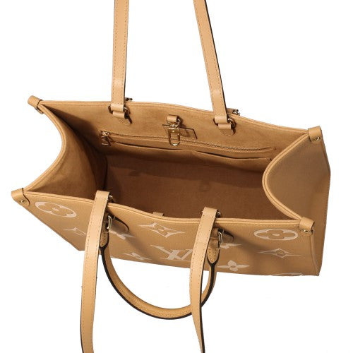 Louis Vuitton Monogram Implant On The Go MM Tote Bag