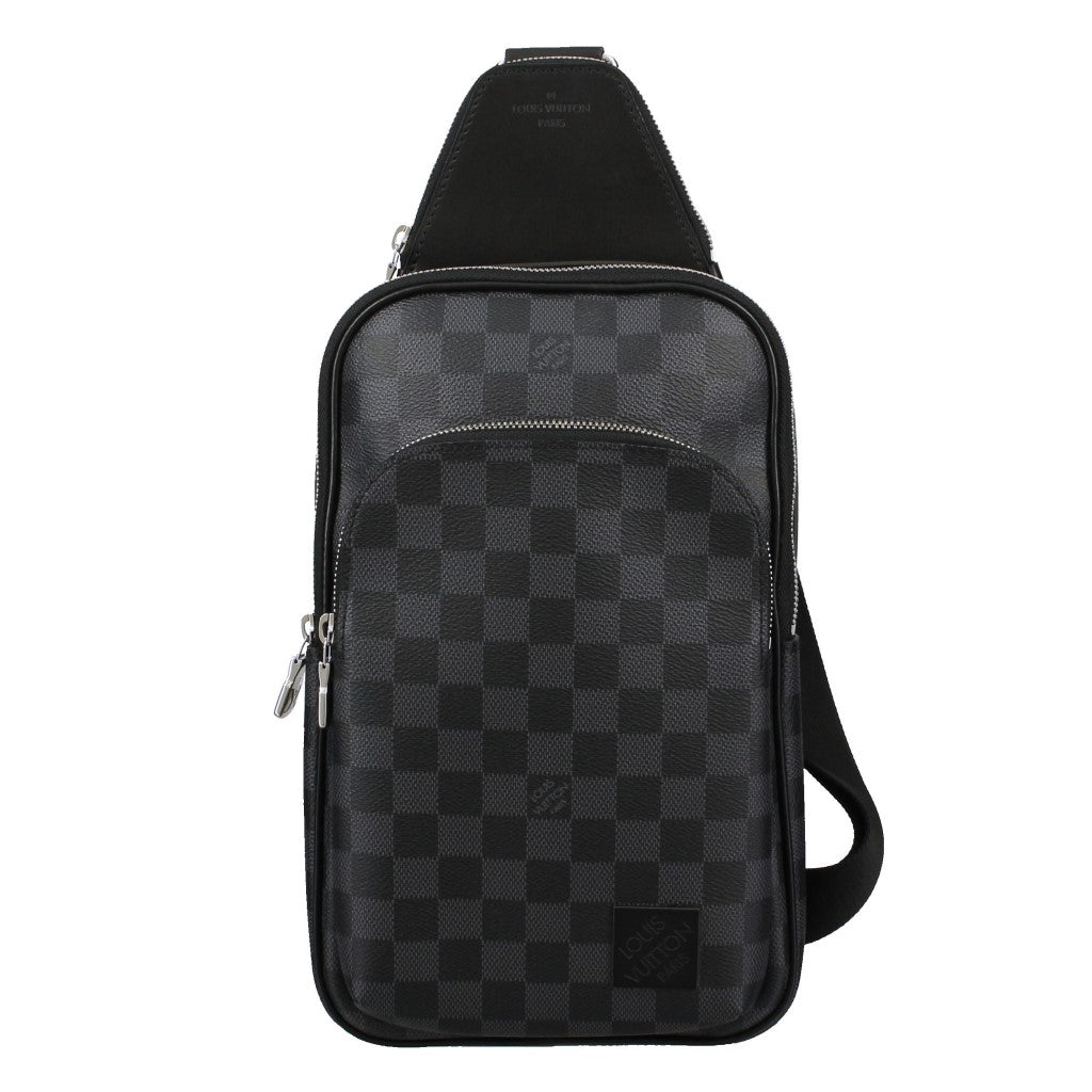 Louis Vuitton Body Bag Graphite Avenue Sling Black