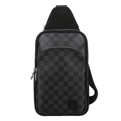 Louis Vuitton Body Bag Graphite Avenue Sling Black