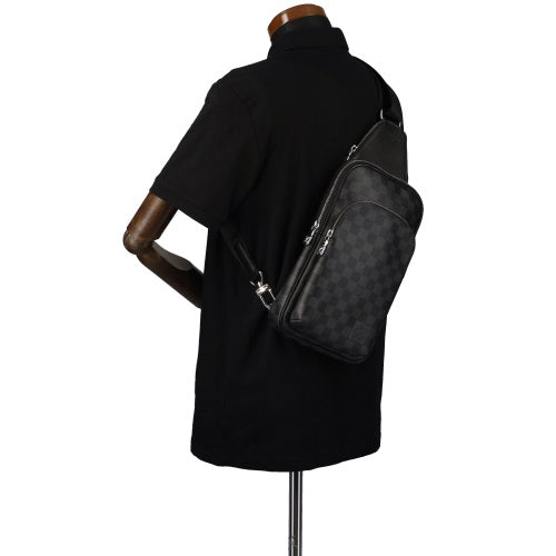 Louis Vuitton Body Bag Graphite Avenue Sling Black