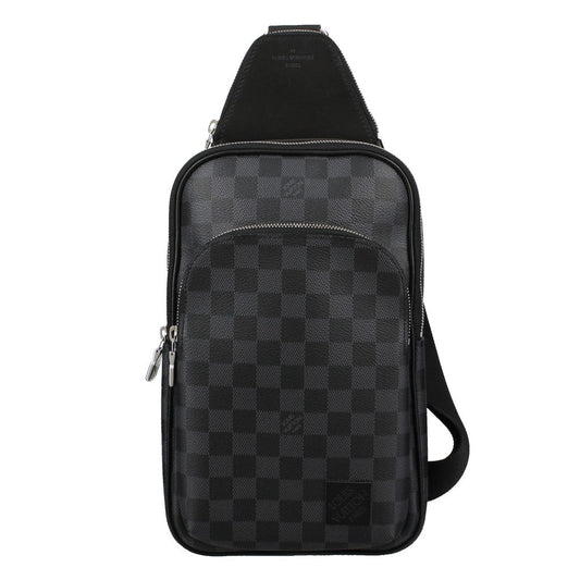 Louis Vuitton Body Bag Graphite Avenue Sling Black