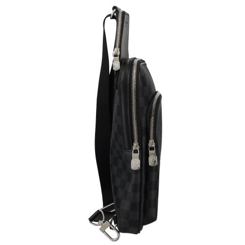 Louis Vuitton Body Bag Graphite Avenue Sling Black