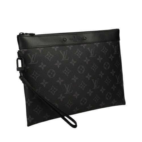 Louis Vuitton Monogram Eclipse Pochette Clutch Bag