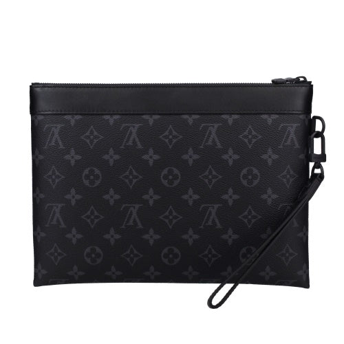Louis Vuitton Monogram Eclipse Pochette Clutch Bag