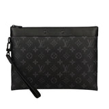 Louis Vuitton Monogram Eclipse Pochette Clutch Bag