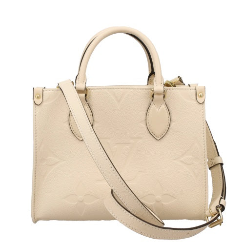 Louis Vuitton Monogram Implant On The Go PM Tote Bag