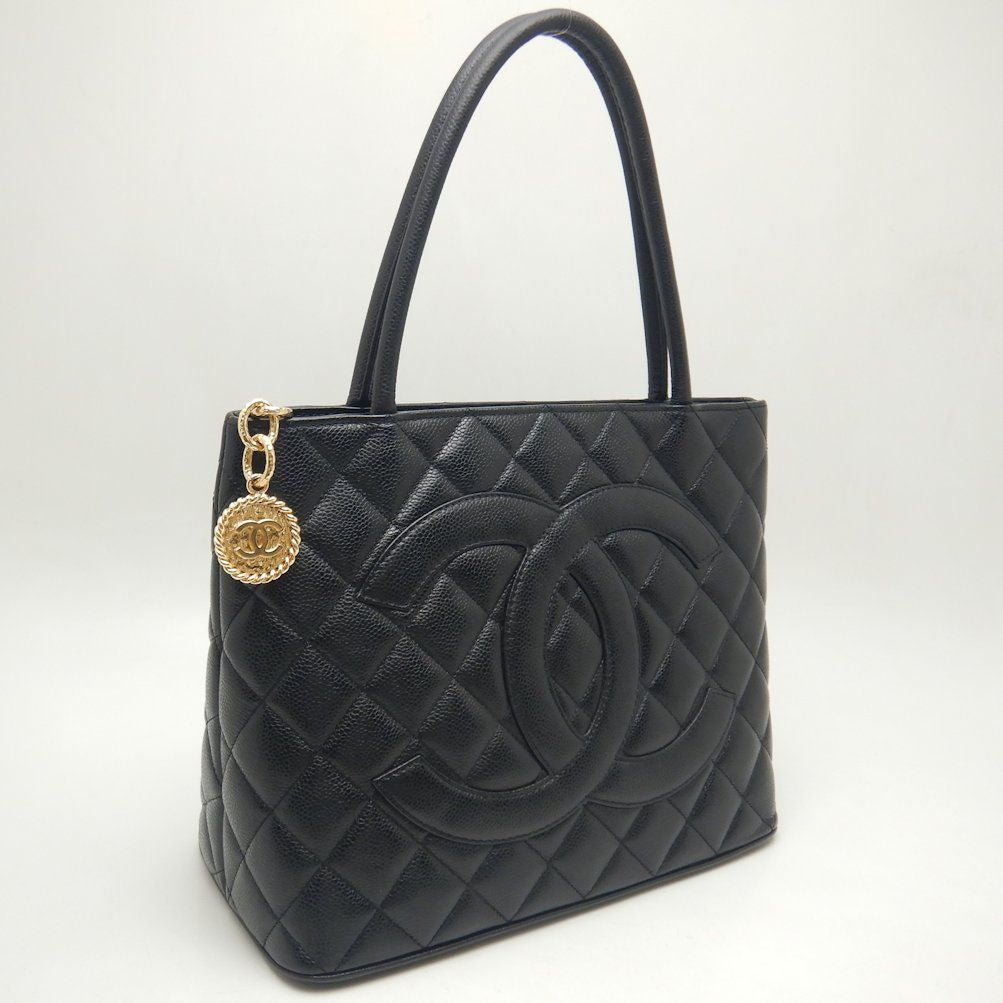 Chanel Reissue Tote Bag Caviar Skin Black
