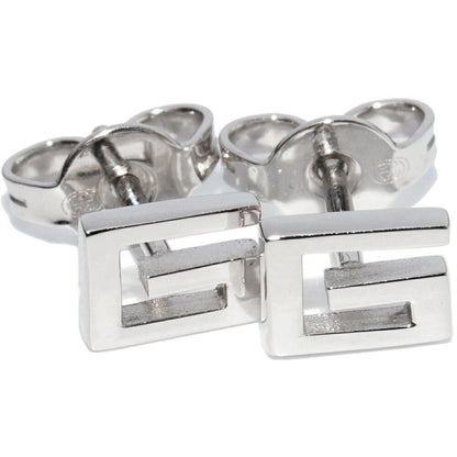Gucci G Logo K18WG Earrings