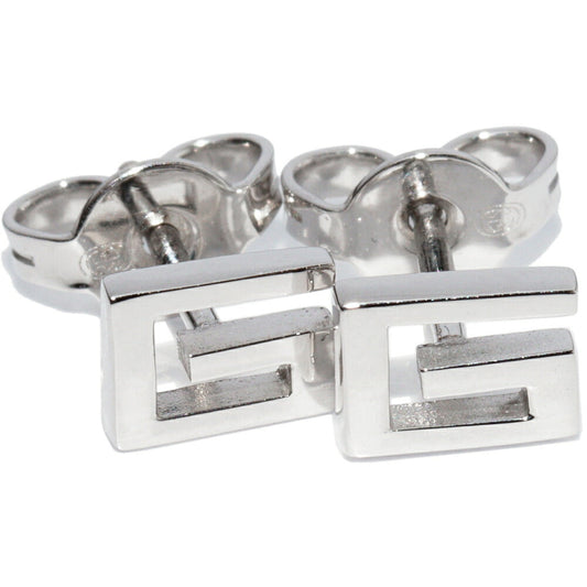 Gucci G Logo K18WG Earrings