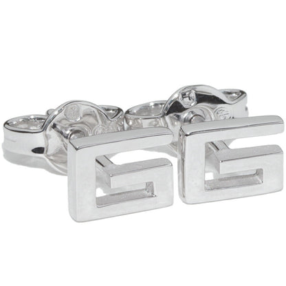 Gucci G Logo K18WG Stud Earrings