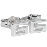 Gucci G Logo K18WG Stud Earrings