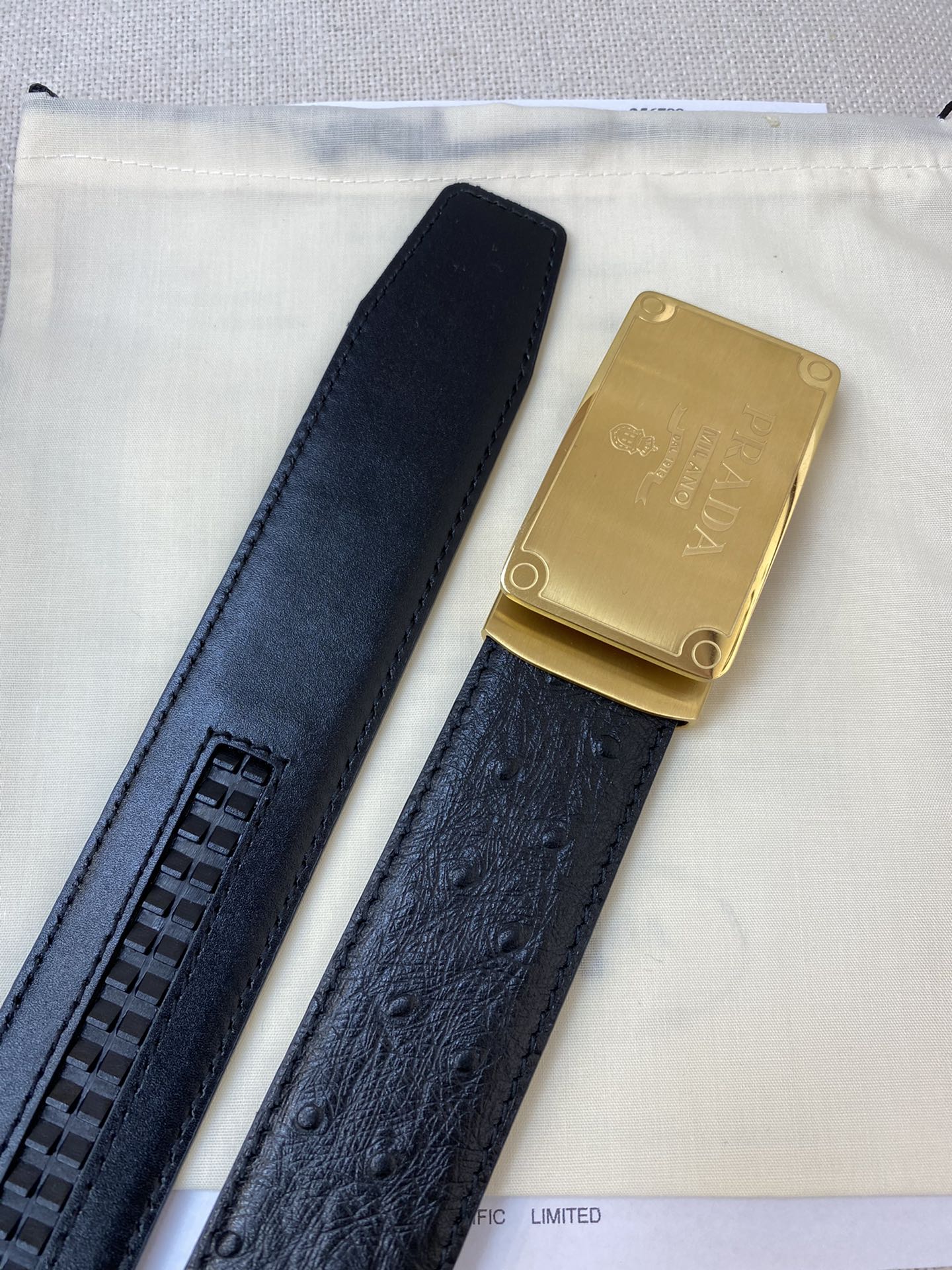 CINTO PRADA 3,5 CM