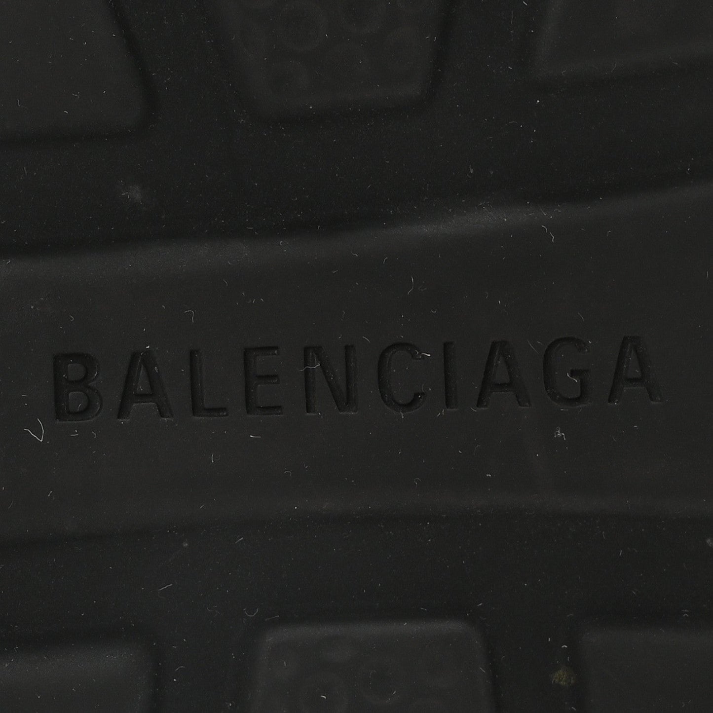 Balenciaga Laminated Knit Bi-Color Sole Womens Speed Sneakers 35 Black White