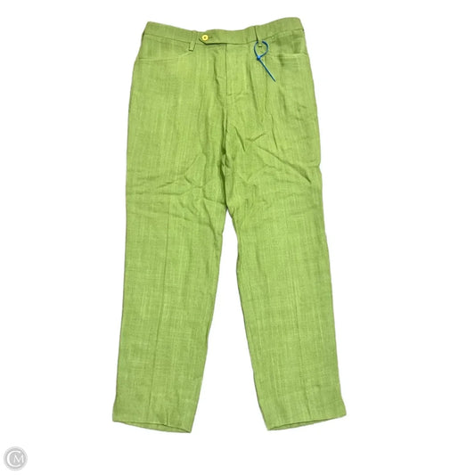 Pants Luxury Designer By Prada In Green, Size: 10