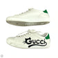 Shoes Luxury Designer By Gucci In Green & White, Size: 5